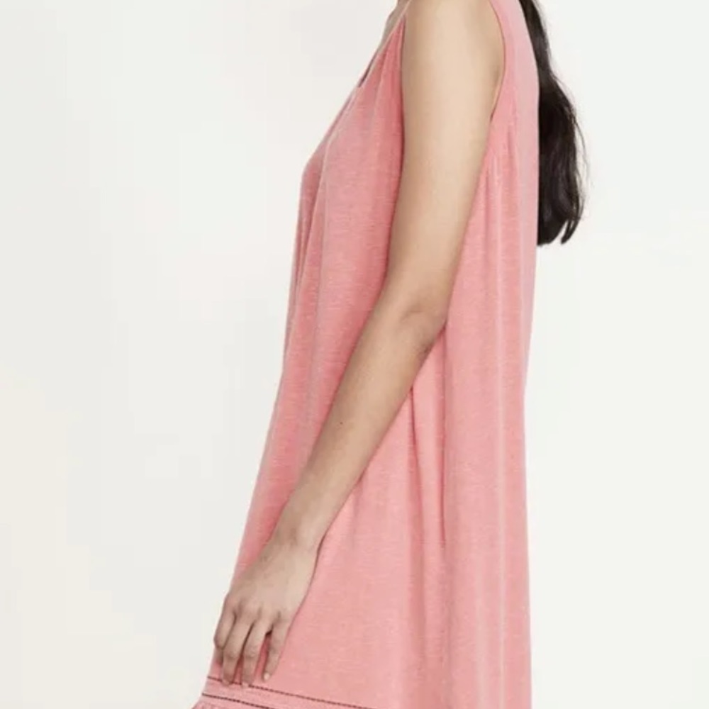 SUNDRY - Anthro Orange Embroidered MIDI Tank Dress Size 0 NWT - Picture 4 of 11